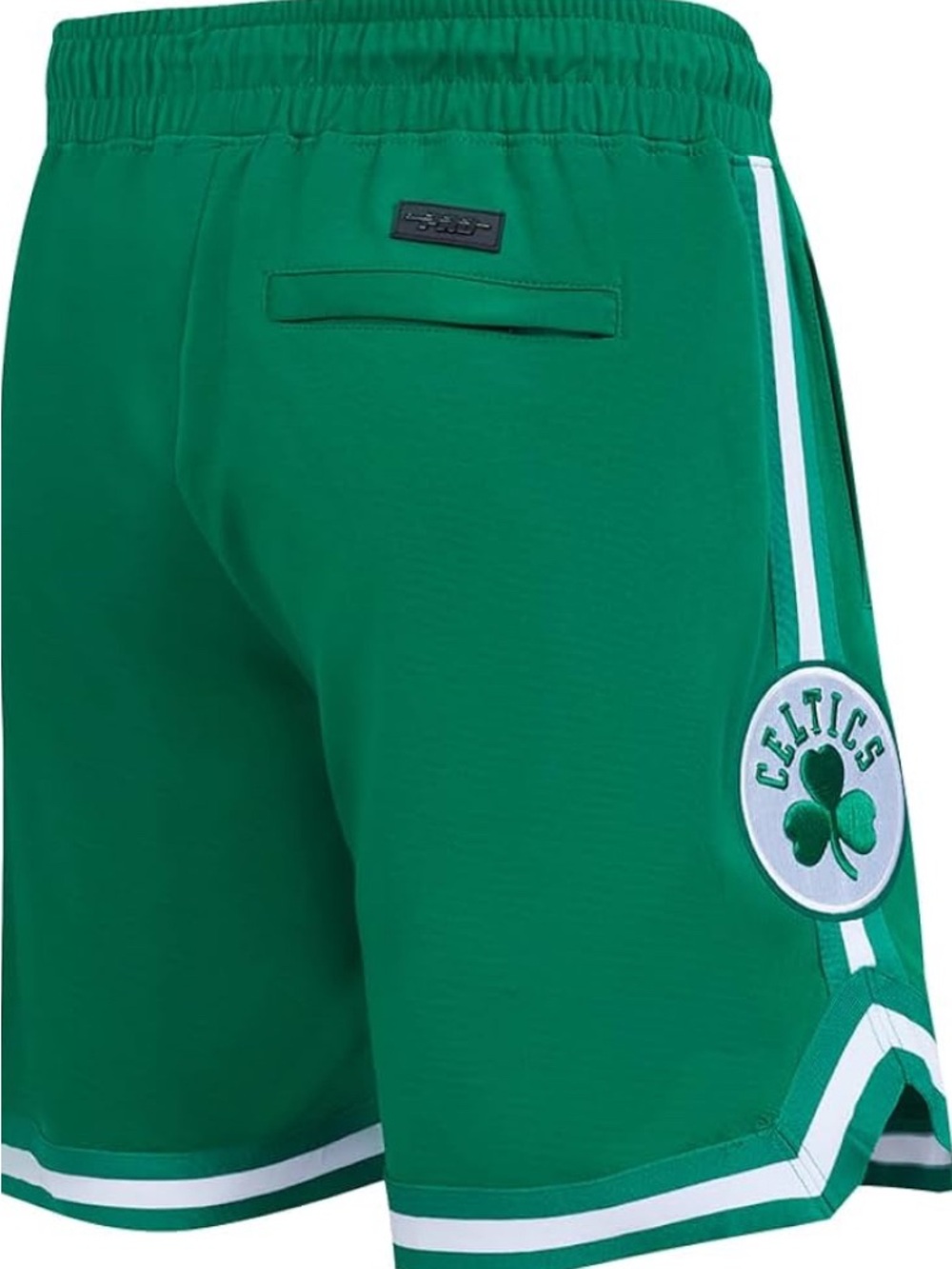 Boston Celtics NBA Chenille Basketball Shorts Men’s Medium M Green - Picture 4 of 7